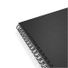 TRU RED TR54988 Medium Black Soft Cover Meeting Notebook