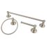 Allen + Roth 3-Piece Jordon Brushed Nickel Decorative Bathroom Hardware Set