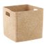 The Container Store Large Seine Woven Jute Cube - Sand - 12" x 12"