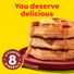 Eggo Thick and Fluffy Cinnamon Brown Sugar Waffles, Breakfast Food, 6 Count