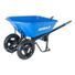 Kobalt Steel Wheelbarrow With Flat Free Tire - Blue - 7 cu ft
