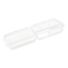 4" x 2-3/8" x 1-1/8" Translucent Double-Sided Pill Box