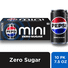 Pepsi Zero Sugar Mini Soda Cola 7.5 Fl Oz 10 Count