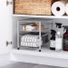 The Container Store Double Drawer Wire Pull-Out Cabinet Organizer - 10-5/8" x 16-1/2" x 11-3/4"