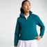 CALIA Women's Golf Soft Scuba 1/4 Zip Sweatshirt, L - Emerald Falls