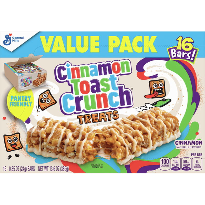 Cinnamon Toast Crunch Treats, Cinnamon, Value Pack (0.85 oz) - Instacart