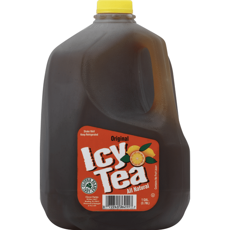 Organic Clover Farms Icy Tea, Original (1 gal) - Instacart