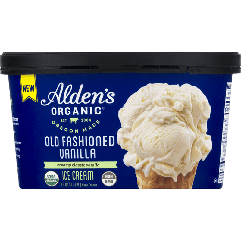 alden's organic ice cream