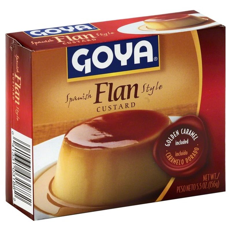 Goya Flan Custard, Spanish Style with Caramel (5.5 oz) - Instacart