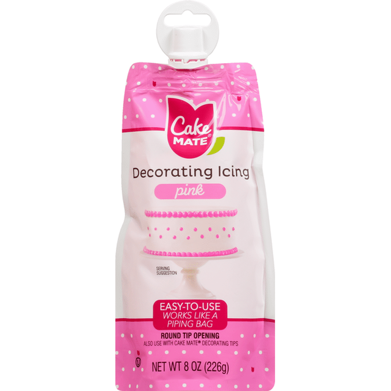 Cake Mate Decorating Icing, Pink (8 oz) Instacart