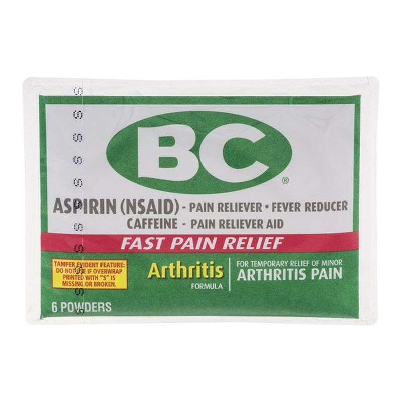BC Aspirin Powder Arthritis Pain 6 CT (6 ct) Instacart