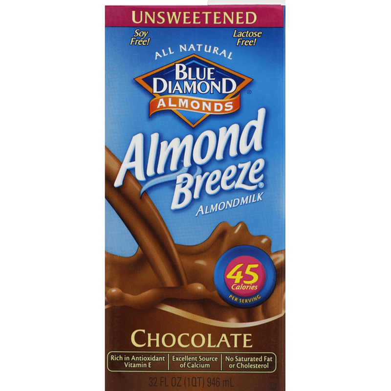 Blue Diamond Unsweetened Chocolate Almondmilk (32 oz) Delivery or