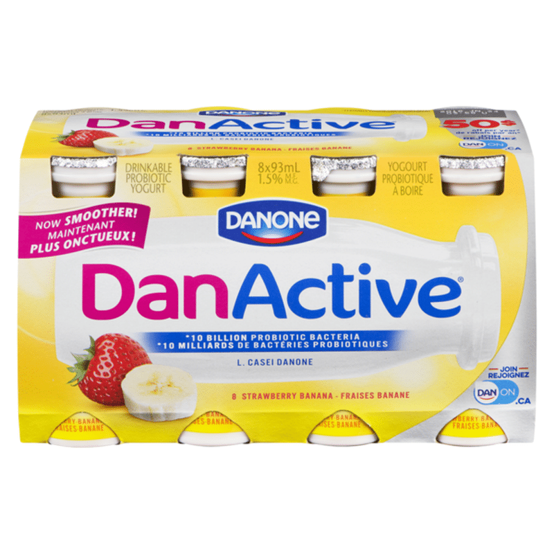 Danactive Strawberry Banana Yogurt (744 ml) from T&T Supermarket