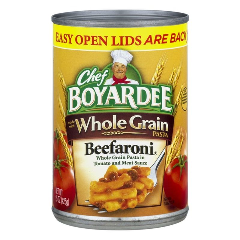 Chef Boyardee Whole Grain Beefaroni (15 oz) - Instacart