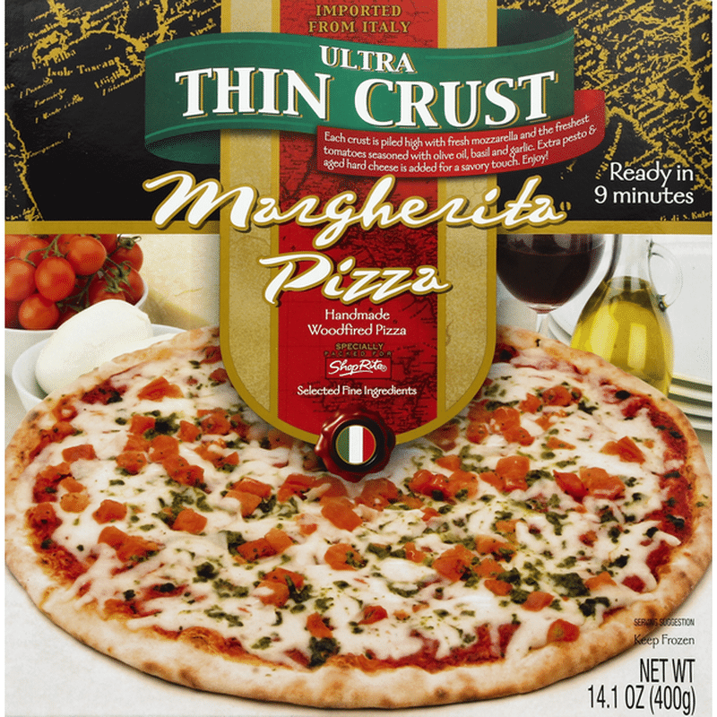 Shoprite Pizza Ultra Thin Crust Margherita 141 Oz Instacart