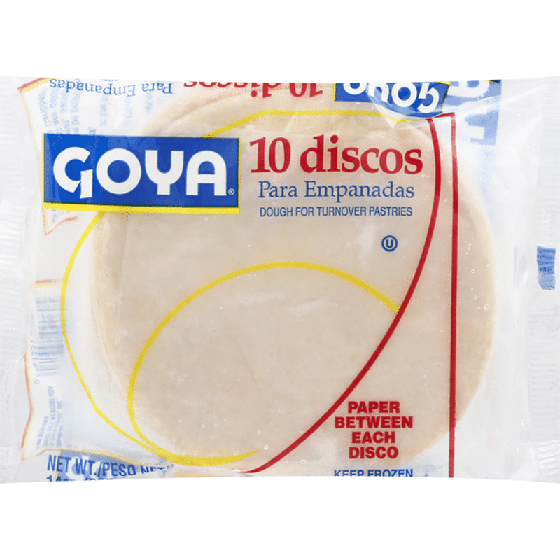 Goya Empanada Discos Dough for Turnover Pastries 10 Count