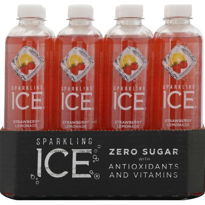 Sparkling ICE Strawberry Lemonade Sparkling Water (17 fl oz) - Instacart