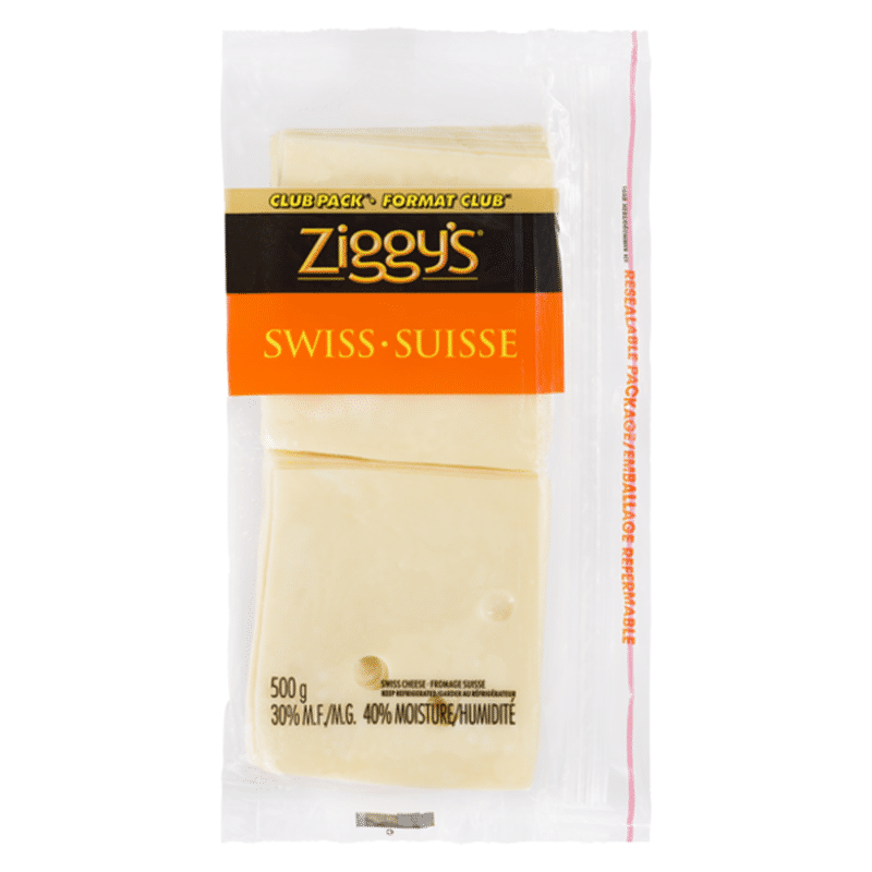 Ziggys Swiss Cheese Slice
