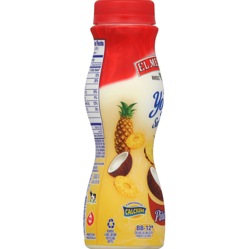 El Mexicano Drinkable Yogurt. Pina Colada (7 fl oz) Instacart