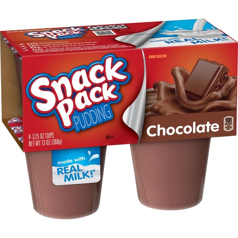 Snack Pack Pudding Chocolate (3.25 oz) Instacart