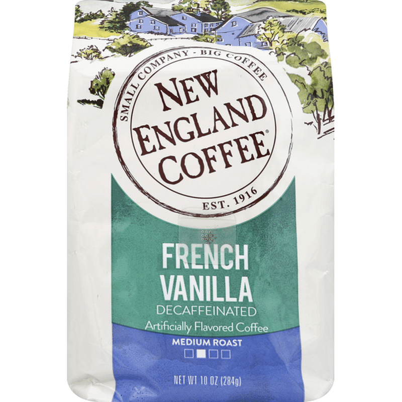 New England Coffee Coffee, Freshly Ground, French Vanilla