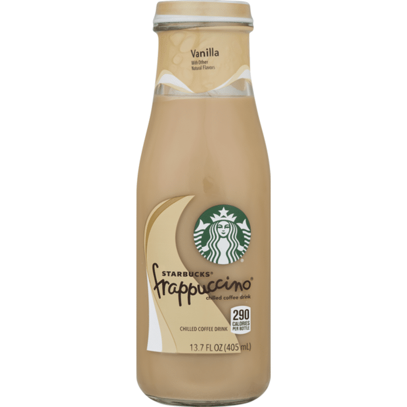 Starbucks Frappuccino Vanilla Chilled Coffee Drink 137 Fl Oz Instacart