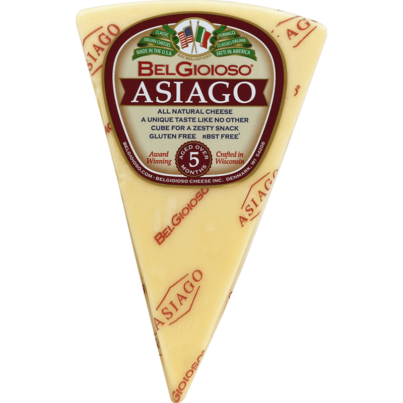 Belgioioso Asiago Cheese Wedge 8 Oz Instacart