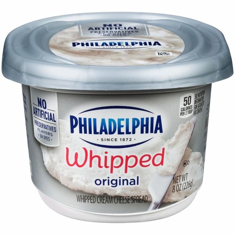 Philadelphia Plain Whipped Cream Cheese (8 oz) from FoodsCo - Instacart