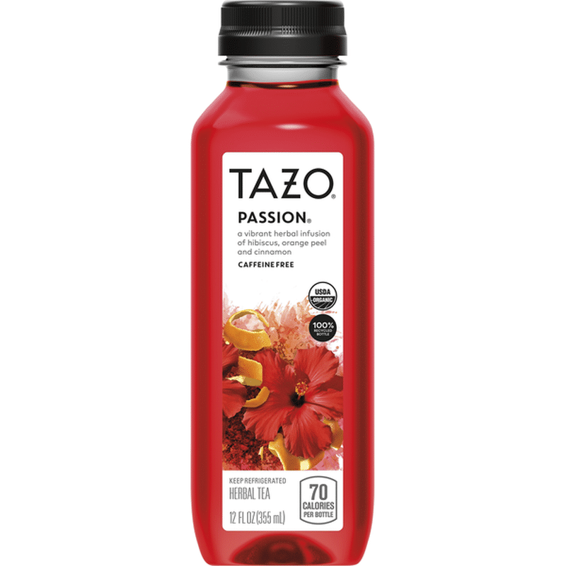 Tazo Tea Hibiscus Passion Flavored Beverages Chilled (12 fl oz) Instacart