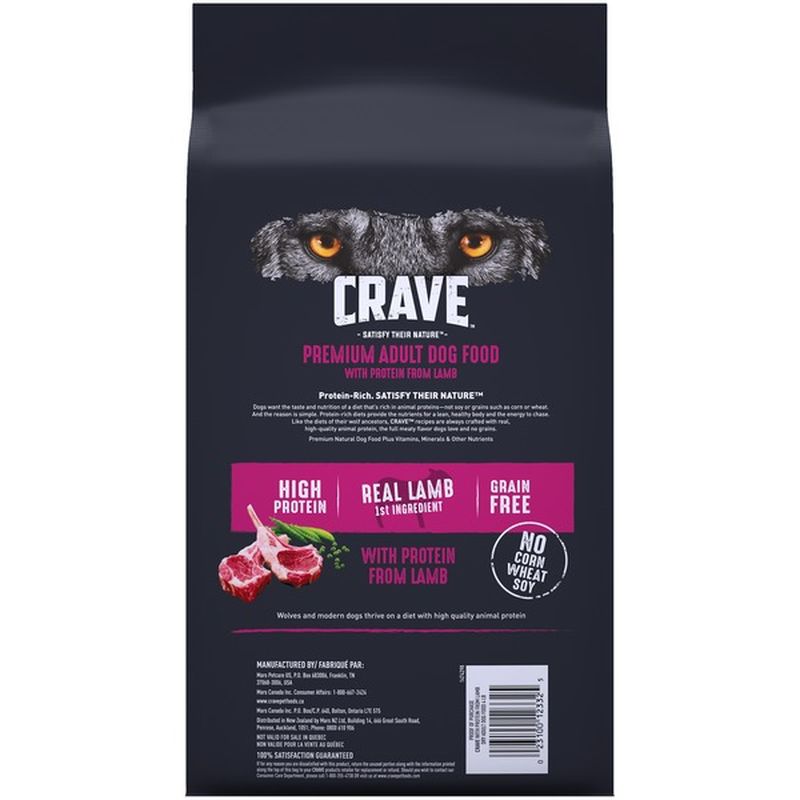 crave lamb and venison dog food