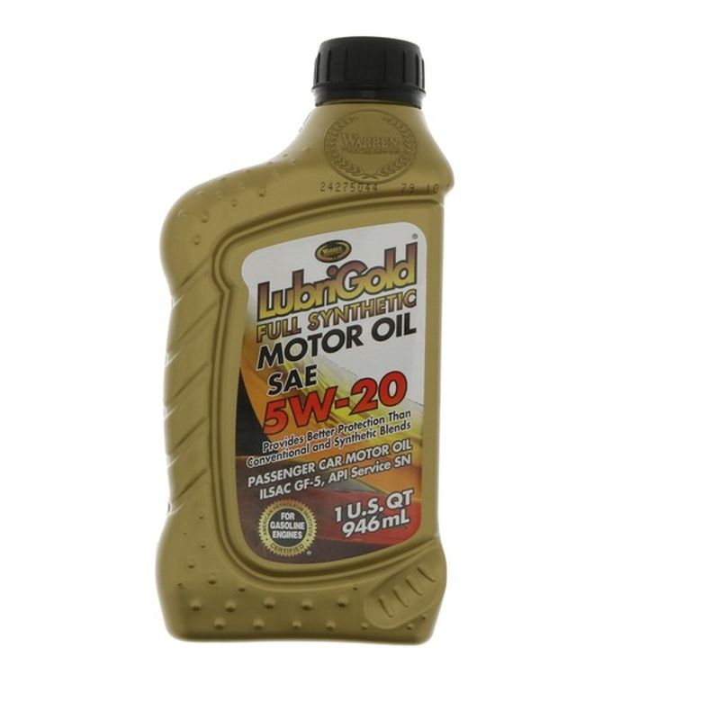 Lubrigold Full Synthetic Motoer Oil Sae 5 W20
