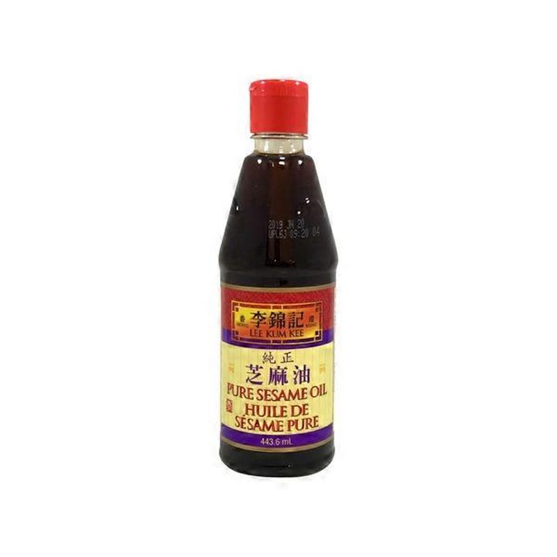 Lee Kum Kee Sesame Oil, Pure (15 oz) - Instacart