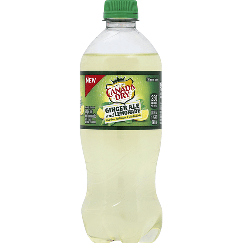 Canada Dry Ginger Ale and Lemonade Soda (20 fl oz) Instacart