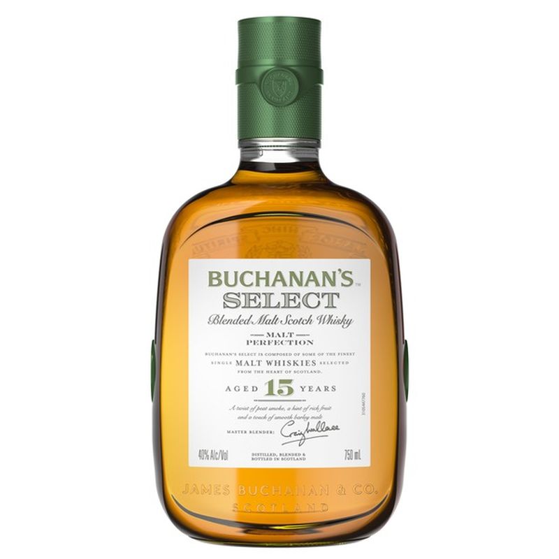 Buchanan's Select 15 Years Old Blended Malt Scotch Whisky, (80 Proof ...