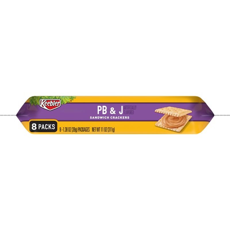 Keebler Sandwich Crackers PB and J (8 ct) from Lucky Supermarkets