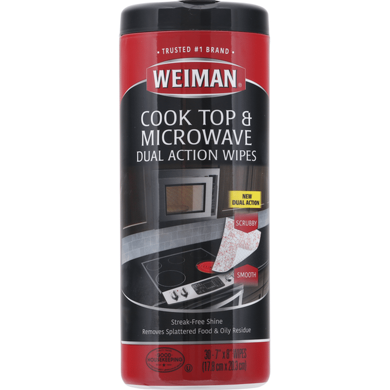 Weiman Dual Action Wipes, Cook Top & Microwave (30 each) Delivery or