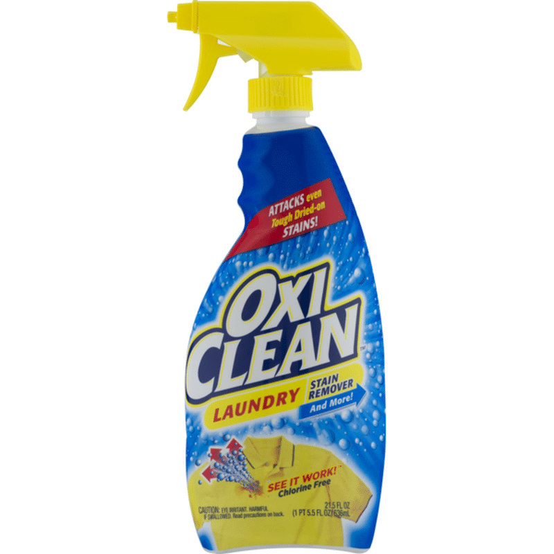 Oxi Clean Laundry Stain Remover Spray, (21.5 fl oz) from Lunardi’s