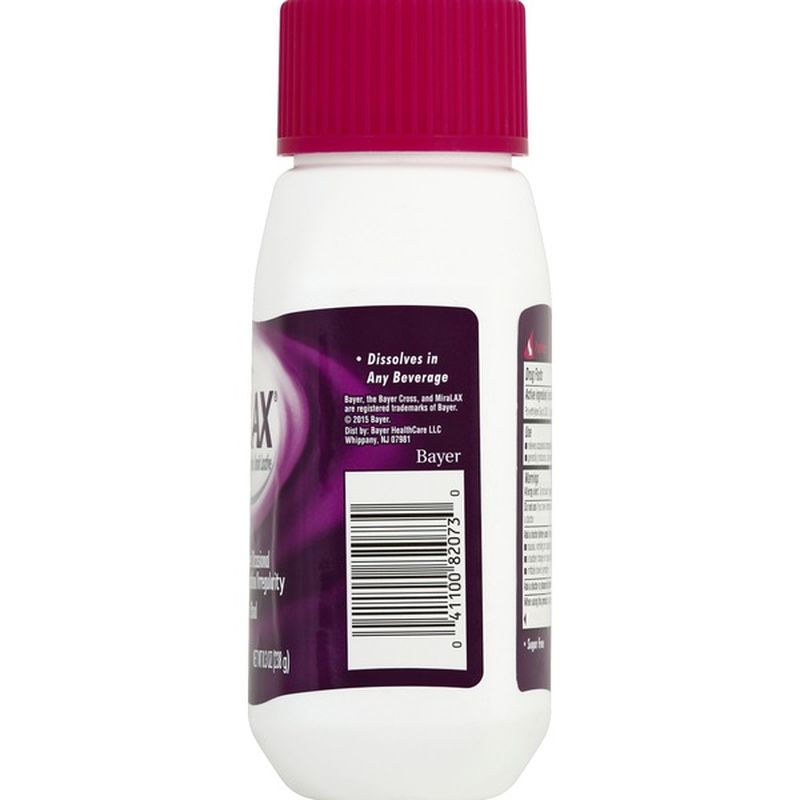 MiraLAX Osmotic Laxative, Powder for Solution, Unflavored (8.3 oz) from