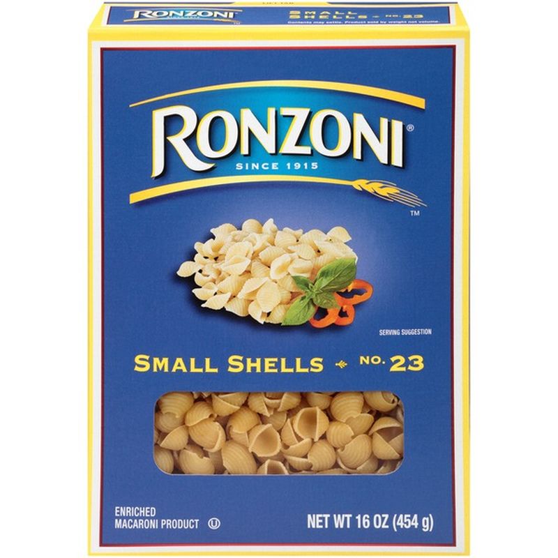 small macaroni shells