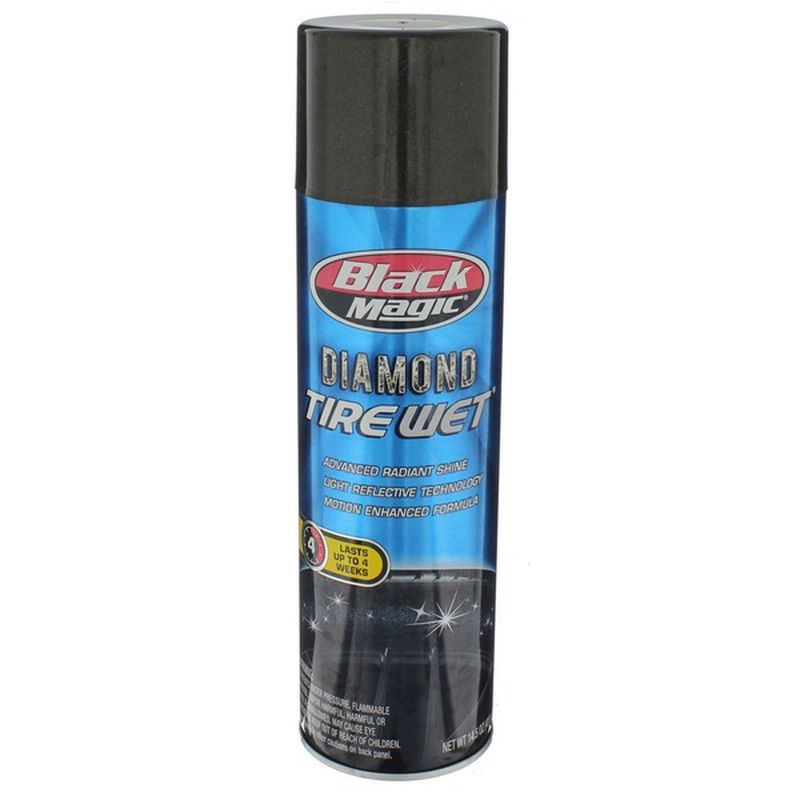 Black Magic Diamond Tire Wet