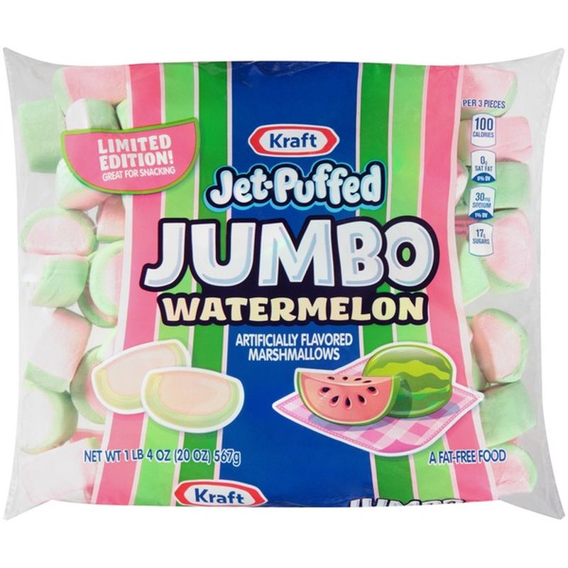 Jetpuffed Jumbo Watermelon Marshmallows (20 oz) Instacart