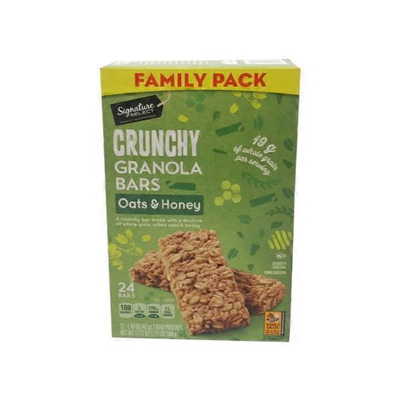 Signature Select Crunchy Granola Bars (17.77 oz) from Safeway Instacart