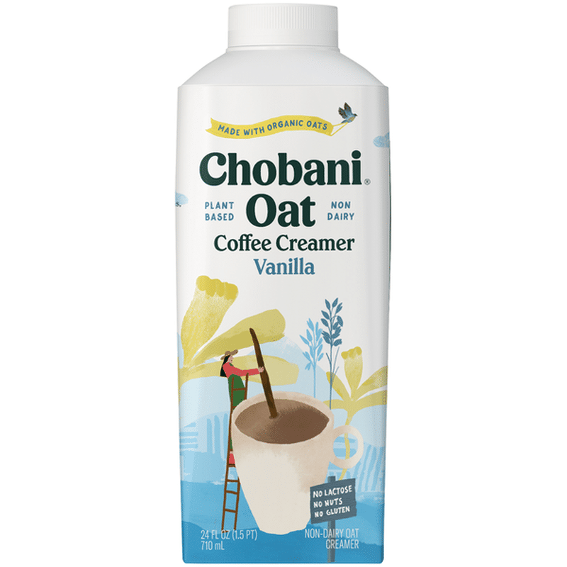 Chobani Vanilla NonDairy Oat Coffee Creamer (24 fl oz) Delivery or
