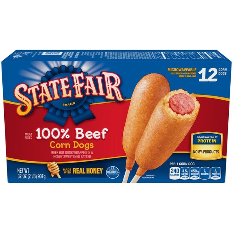 State Fair Beef Corn Dogs, Frozen (12 ct) Instacart