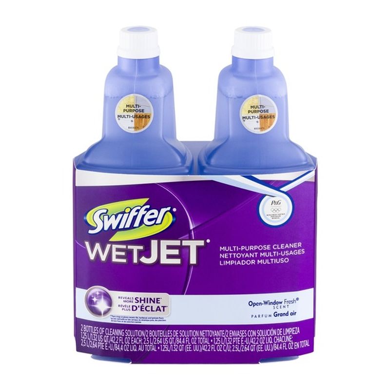 Swiffer Multi-Surface Floor Cleaner Solution Refill with the Power of ...