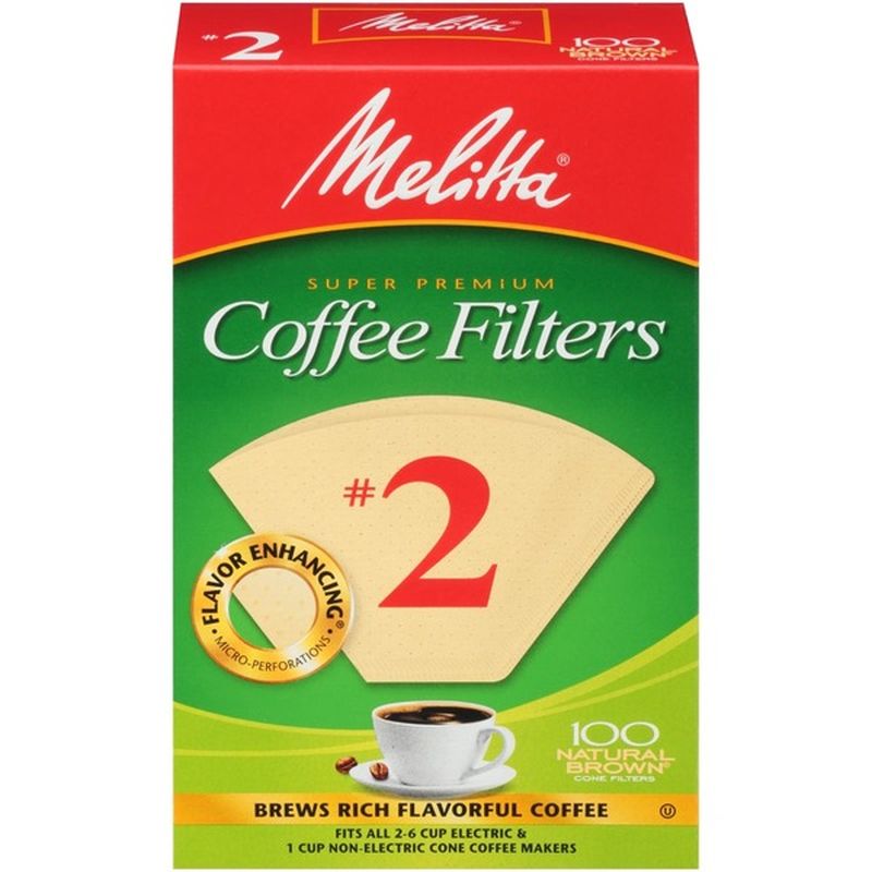 Melitta Coffee Filters, No. 2, Super Premium (100 each) from Fry's