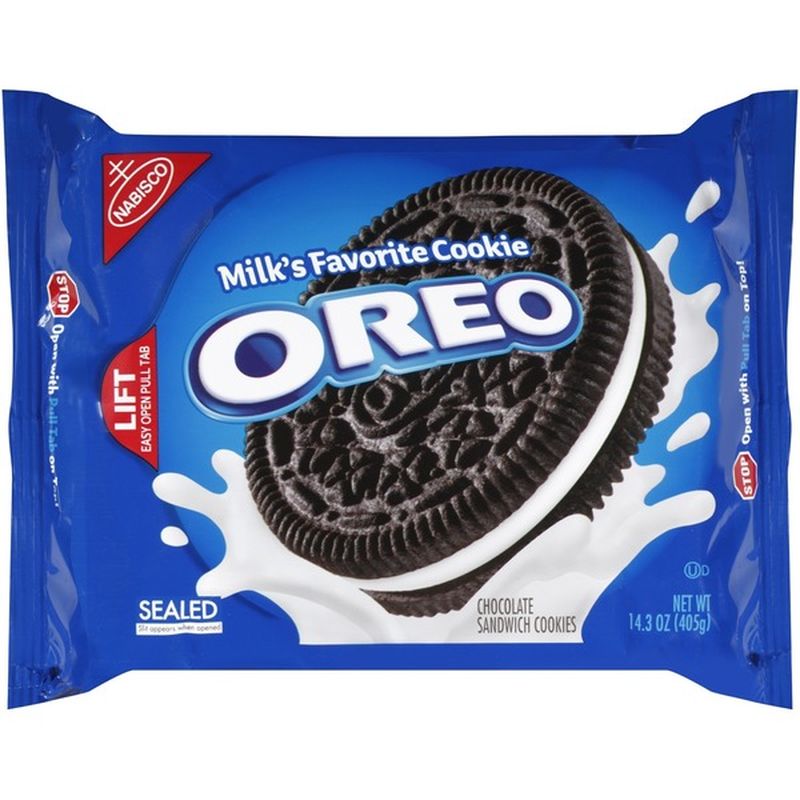 Oreo Chocolate Sandwich Cookies, Original Flavor, 1 Resealable Pack
