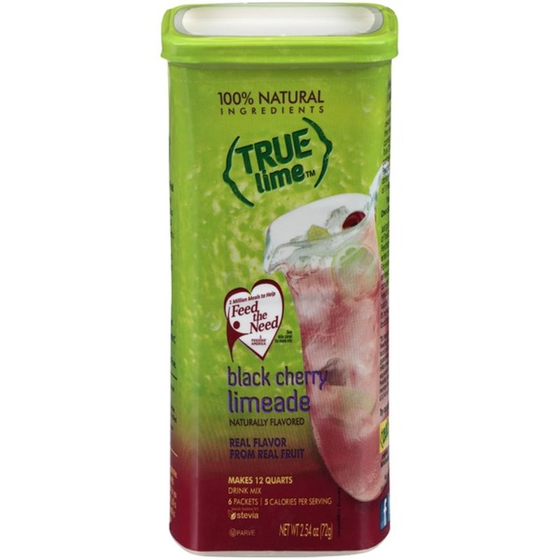 True Lime Black Cherry Limeade Drink Mix (2.54 oz) Instacart