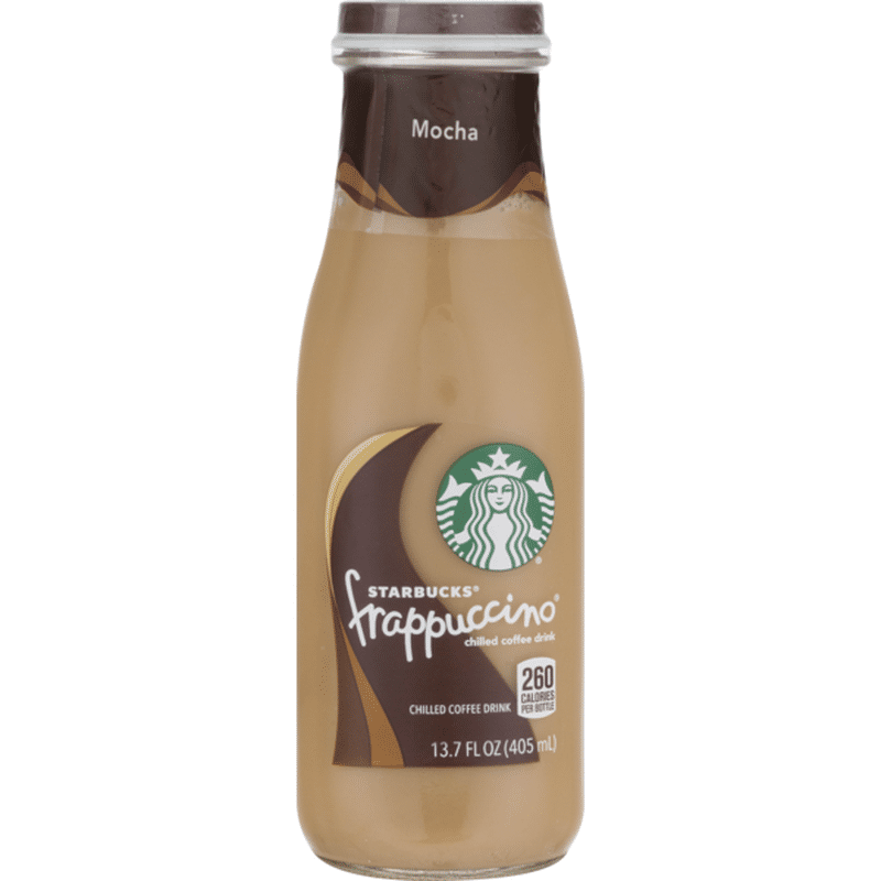 Starbucks Frappuccino Mocha Chilled Coffee Drink 137 Fl Oz Instacart 1801