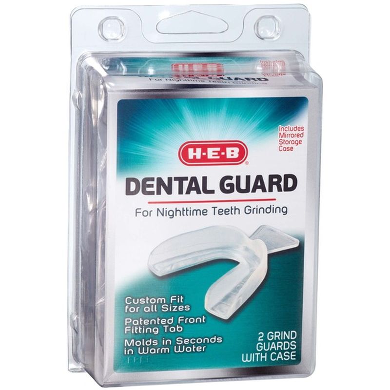 H‑E‑B Dental Guard For Nighttime Teeth Grinding With Mirrored Case